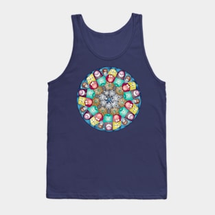 Lovecraft Symbols Mandala Tank Top